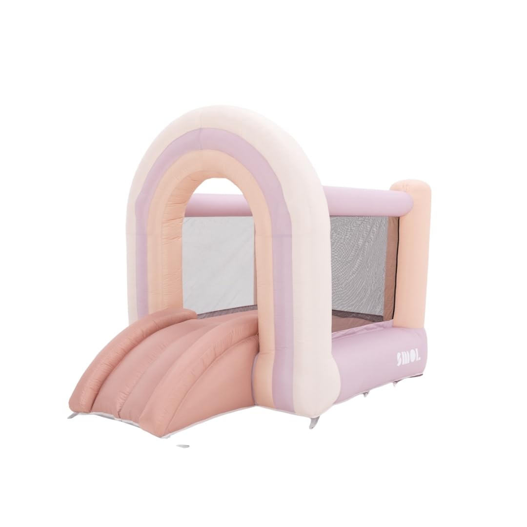 Pink Rainbow Bounce House 8x8 PLAYSMOL