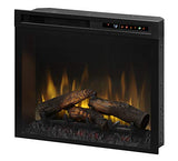 Dimplex 28 Inch Built-in Electric Fireplace - Multi-Fire XHD Firebox with Logs and Realistic Multi-Color Flames | Model: XHD28L DIMPLEX