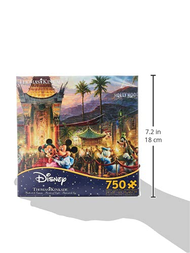 Ceaco - Thomas Kinkade - Disney Dreams Collection - Mickey and Minnie Hollywood - 750 Piece Jigsaw Puzzle Ceaco