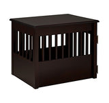 BarkWood Pet Crate End Table - Cappuccino Finish Camaflexi