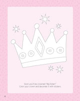 Big Sister Activity Book and Story with More than 80 Stickers - Includes Coloring Pages, Mazes, and More WoodArtSupply