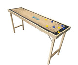 6-Foot Premium Shuffleboard Table w/Folding Legs - Wood Grain Edition PARTYPONG