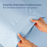 Twin Size 3 Piece Sheet Set - Comfy Breathable & Cooling Bed Sheets Set - Hotel Luxury Bedding for Women, Men, Kids, Teens, Boys & Girls - Deep Pockets, Ultra-Soft, Wrinkle Free - Oeko-Tex - Sky Blue CGK Unlimited