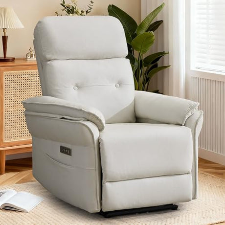 Korser Power Zero Gravity Recliner Chairs for Adults, Wall Hugger RV Recliner with USB & Type-C Charging Ports, Electric Power Recliner Chair for Living Room Home, Theater Seating, Bedroom Korser