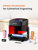 AlgoLaser 10W Portable Laser Engraver Machine: Smart Laser Engraver/Cutter with 3.5" Touchscreen & AlgoOS System - Hand Draw/Wireless Transmission/Offline - Laser Engraving for Wood,Metal,Glass AlgoLaser