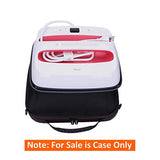 LTGEM Case Compatible with Cricut EasyPress 2/3 Smart Heat Press Machine(12"x10"), Black+Gray L LTGEM