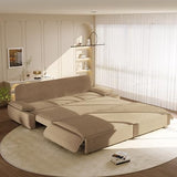 KEIKI 94.5'' King Sleeper Sofa Bed, Space-Saving 3-in-1 Pull Out Futon Couch, Modern Corduroy Loveseat Sofa with Reclining Back, Ideal for Apartment, Studio, Small Spaces KEIKI