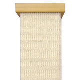 SmartCat Ultimate Scratching Post – Beige, Large 32 Inch Tower - Sisal Fiber, Simple Design - For All Cats SmartCat