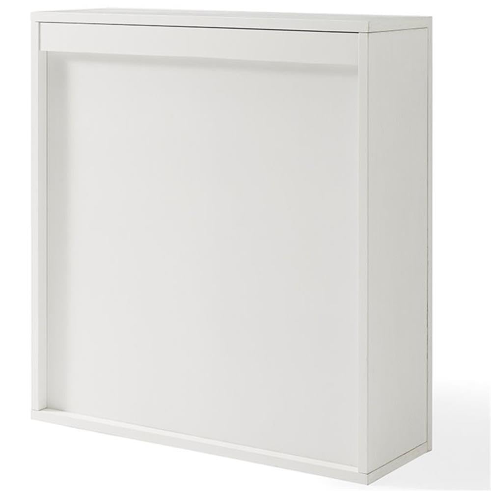 Pemberly Row Modern Wood Medicine Cabinet with Shelves in Vintage White Pemberly Row