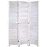 3 Panel Room Divider Privacy Screen 5.57 Ft Tall Privacy Wall Divider 66.9" x 15.7" Each Panel Folding Wood Screen for Home Office Bedroom Restaurant FDW