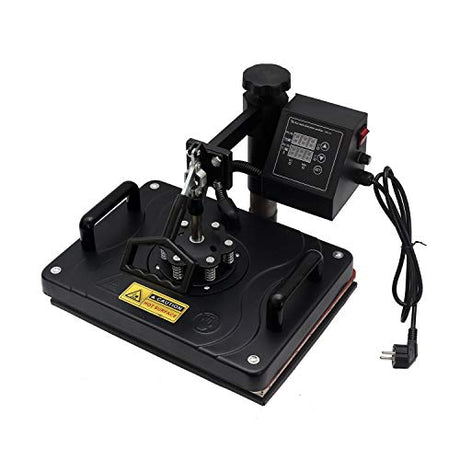 8 in 1 Heat Press Dual Digital Control 360 Degree Swivel Heat Press Machine Multipurpose Combo Kit Sublimation Heat Press Machine for T Shirts, Mug, Hat, Plate, Cap, 29X38CM YAOBAO