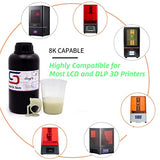 Siraya Tech Craft Glow-in-The-Dark 3D Printer Resin - Rapid Curing, High Resolution 405nm UV Resin for LCD/DLP/8K 3D Printers - Ideal for Outdoor, Decorative & Safety Applications (1kg, Green) Siraya Tech