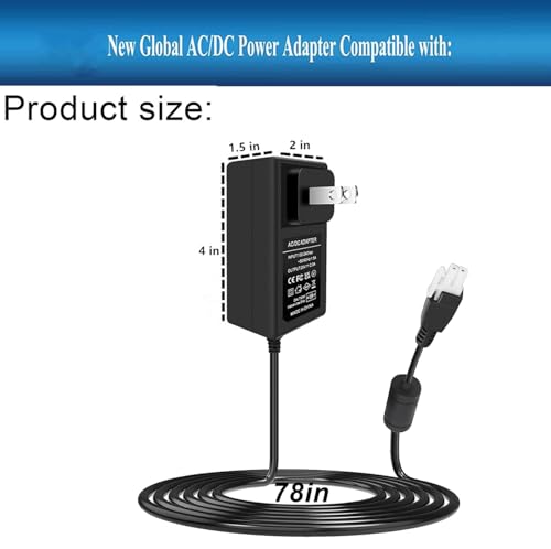 24V 2A Wall Plug-in Adjustable Desk Power Adapter for Single Motor Standing Desk, 24V Standing Desk Motor Power Cord，Compact Direct Plug Design HUZUM