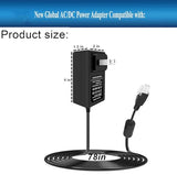 24V 2A Wall Plug-in Adjustable Desk Power Adapter for Single Motor Standing Desk, 24V Standing Desk Motor Power Cord，Compact Direct Plug Design HUZUM