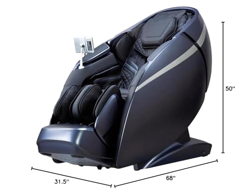 Osaki OS-Pro 4D DuoMax SL-Track Massage Chair with Intelligent Health Detection, Dual Roller 4D Mechanism, Piano Key Massage, Black Osaki