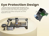 LONGER RAY5 40000mW Laser Engraver with Air Assist,3.5” Color Touch Screen, App Offline Control, High-Precision Laser Cutter for Wood, Metal, Acrylic, Tumblers & Cylindrical Objects Longer