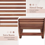 Giantex Outdoor Chaise Lounge Chair - Set of 2 Acacia Wood Outdoor Lounger, Patio Lounge Chair with Slatted Design, Rocking Chair, Patio Rocker for Sunbathing, Poolside, Beach Lounge Chairs