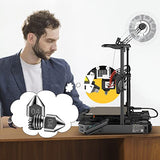 Creality 5 Packs Hardened Steel MK8 Nozzle for 3D Printers with High Temperature Resistance Upgraded Tungsten All Metal Nozzle Ends for Makerbot Ender 3 Ender-3 pro S1 CR-10 Series Creality