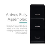 Lorell SOHO 18" 3-Drawer Vertical File Lorell