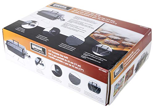 Duke Grills Omaha Go Anywhere Portable Gas Grill - Mini BBQ Propane Grill for Camping, RV, Tailgate - Cooks 8 hamburgers at once - Long Life Steel - Foldable Legs Duke Grills