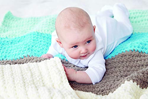 25 Simple & Cozy Crochet Blankets: Easy Patterns for Afghans, Throws, and Baby Blankets WoodArtSupply