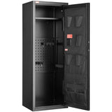 VEVOR 10-12 Rifles Gun Safe, Rifle Safe with Lock & Digital Keypad, Quick Access Tall Gun Storage Cabinet with Removable Shelf, Rifle Cabinet for Home Rifle and Shotguns VEVOR