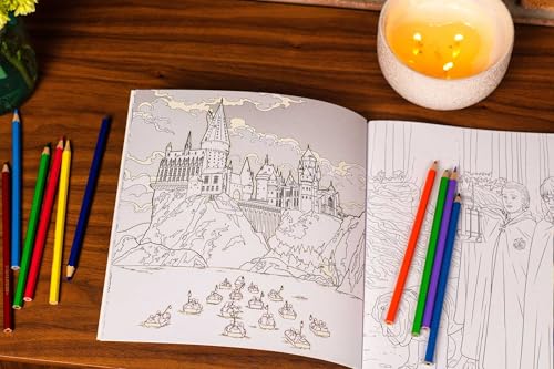 Harry Potter Glow in the Dark Coloring Book WoodArtSupply