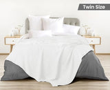 Utopia Bedding White 100% Cotton Waffle Blanket 300 GSM [Twin - 90x72 Inch] Soft Lightweight Breathable Dorm Bed Blanket for All Season Utopia Bedding