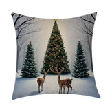 QOMOLANGMA Blank Sublimation Pillow Cover 15.75" x 15.75" Linen Heat Transfer Printing Sublimation Blank Pocket Pillow Case Linen Pillowcase (10PCS) QOMOLANGMA