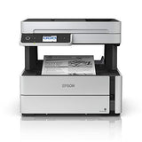 Epson EcoTank ET-M3170 Wireless Monochrome All-in-One Supertank Printer with ADF, Fax and Ethernet PLUS 2 Years of Unlimited Ink*, White Epson
