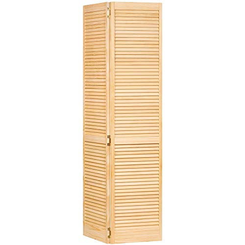 Closet Door, Bi-fold, Kimberly Bay® Traditional Louver-Louver Clear (80x30) - WoodArtSupply