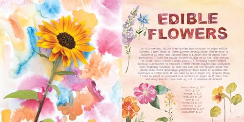 The Watercolor Feast: Learn to Paint Simple Fruits, Vegetables, and Flowers WoodArtSupply