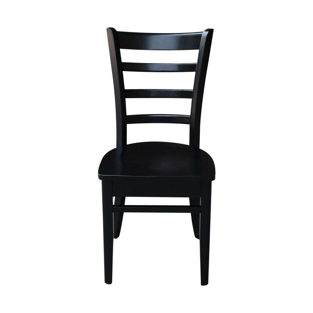 International Concepts Emily Chair Black IC International Concepts
