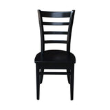 International Concepts Emily Chair Black IC International Concepts
