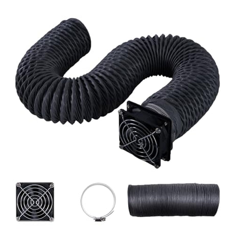 Smoke Exhaust Kit with Fan 4000RPM and Pipe, DIY for Skouphy Laser Engraver Enclosure, A1/A1 mini Enclosure, and Most Enclosure Cover Needed Filter Assembly Cregrant3D