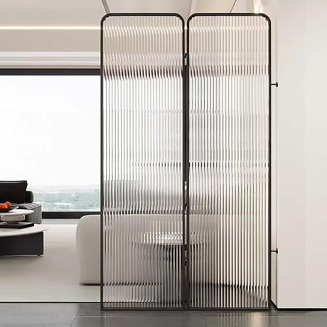 Modern Folding Room Divider Screen, Freestanding Privacy Partition for Decorative Space Separation Generic