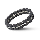 BOBO BIRD Womens Wooden Bracelet Stylish Wood & Stainless Steel Combined Adjustable Wooden Bangle Jewelry (S04-1) BOBO BIRD