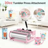 Slendor 5-in-1 Heat Press Machine, 12x15 Inch Sublimation Heat Press with 360° Swing Away, Digital T-Shirt Press with 20oz & 30oz Tumbler Press, Combo for T-Shirts, Hats, Caps & Plates Slendor