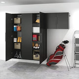 HangUps Upper Storage Cabinet, 30", Black Prepac