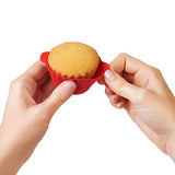OXO Good Grips Silicone Baking Cups, Multicolor 3 oz.(Pack of 12) OXO