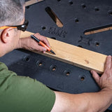 Klein Tools 54410MB MODbox Work Bench, Folding Work Table, Portable Workstation, 1000-Pound Capacity, Compatible with MODbox Rail System Klein Tools