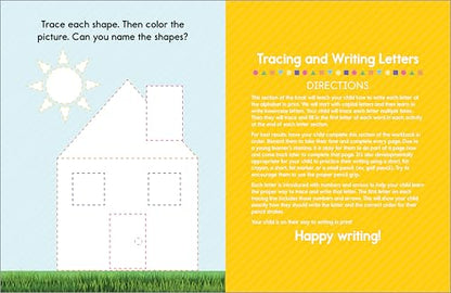 My First Learn-to-Write Workbook: Practice for Kids with Pen Control, Line Tracing, Letters, and More!