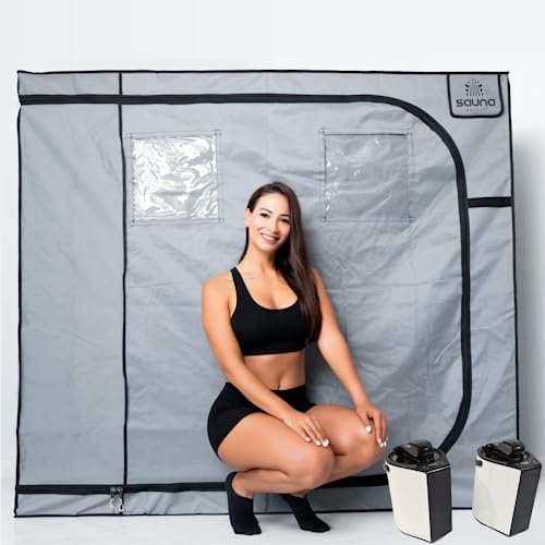Sauna Rocket 3-Person Full Body Portable Sauna | in-Home Use for Relaxation, Recovery, and Wellness (Tent & Steamers) Sauna Rocket