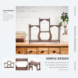 Cabilock Home Decor Home Decor Stand Coffee Table Desk Wooden Display Rack Wooden Display Base Oriental Plant Holder Curio Stand Curio Storage Rack Cabilock