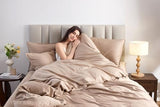 Pure Bamboo Duvet Insert Queen Size (90x92 in) - Ultra Soft Quilted Duvet Insert with 8 Corner & Side Loops, Double Stitching, Satin Piping - Luxuriously Soft (Queen, Heavyweight) Pure Bamboo