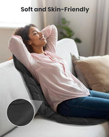 COMFIER Back Massager with Heat, Vibration Massage Seat Cushion with 8 Massage Nodes & 5 Modes, Adjustable Chair Massager Pad for Home Office, Heated Chair Pad, Gifts for Women Men Mom Dad COMFIER