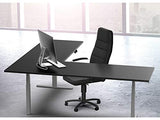 Monoprice Triple-Motor Sit-Stand Corner Desk Frame - Height-Adjustable, L-Shaped, Gray - Workstream Collection Monoprice