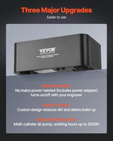 VEVOR Air Assist, Adjustable 50 L/min Airflow, Air Assist Pump Kit for Laser Cutter and Engraver, Clear Smoke and Dust, Reduce Surface Temperature, Shield Laser Lens, for Laser Engraver ≥ 20W VEVOR