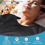 mysuntown Infrared Sauna Blanket for Detoxification，Portable Sauna Blanket for Home use,Low EMF，86-158℉,20-60 Minutes Timer,6.23ft x 2.95ft mysuntown