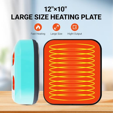 MECOLOUR Heat Press Machine for T-Shirts 12"X10", Heat Transfer Machine 110V for Sublimation,Tote Bags,Pillows,Dresses, Fast Heating, Precise Temperature Control, Insulated Safety Base, High Pressure MECOLOUR